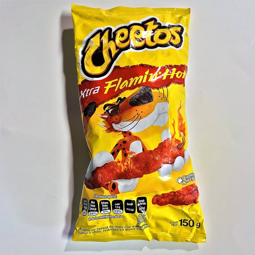 Sabritas Botanas Mexicanas (Cheetos Xtra Flamin Hot, Big) Review