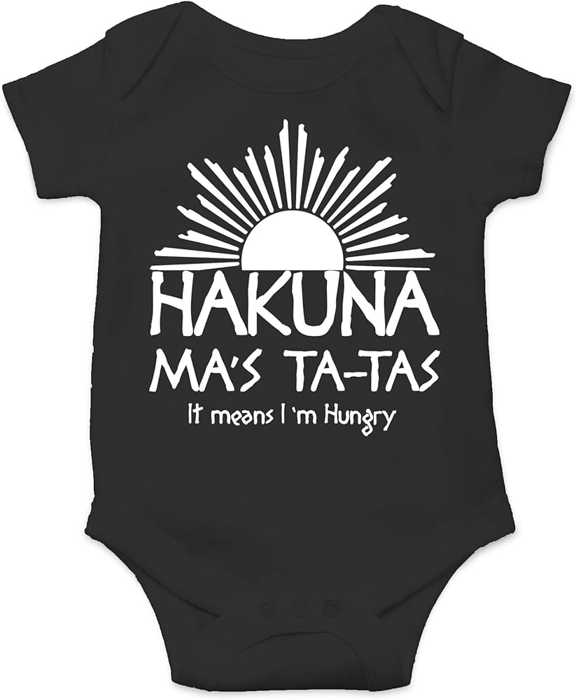 CBTwear Hakuna Ma’s Ta-Tas – Toddler Mealtime Melodies – Funny One-piece Infant Baby Bodysuit review