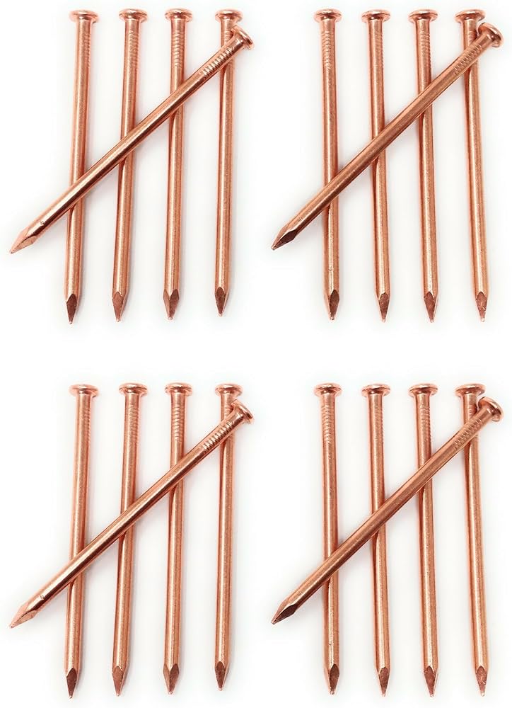 3.5 Inch Copper Nails – Pack of 20 Solid Copper Nail Spikes Review