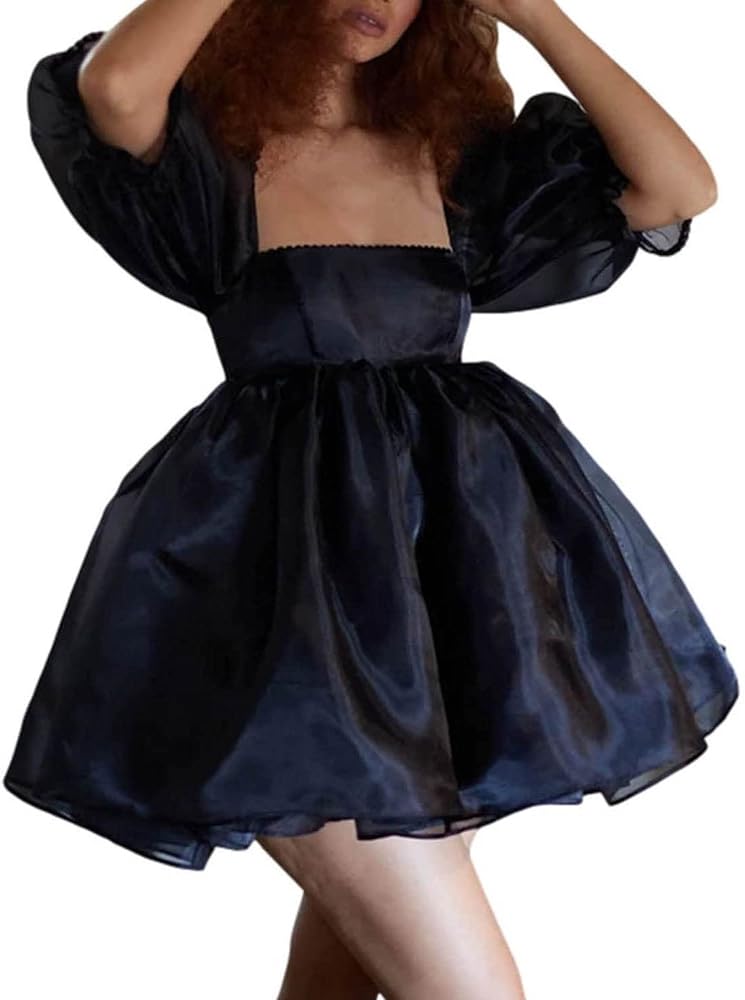 Women’s Puff Sleeve Tulle Princess Dress Review