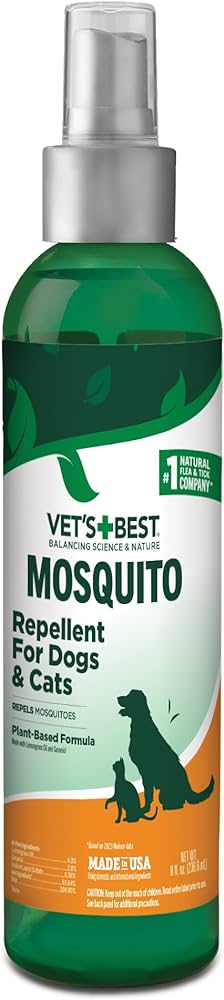 Vet’s Best Mosquito Repellent for Dogs and Cats Review