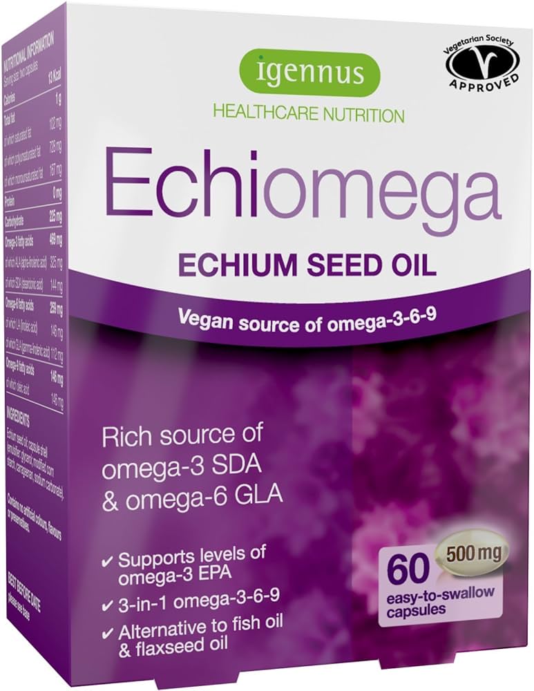 Echiomega Vegan Omega 3 6 9 Softgels Review