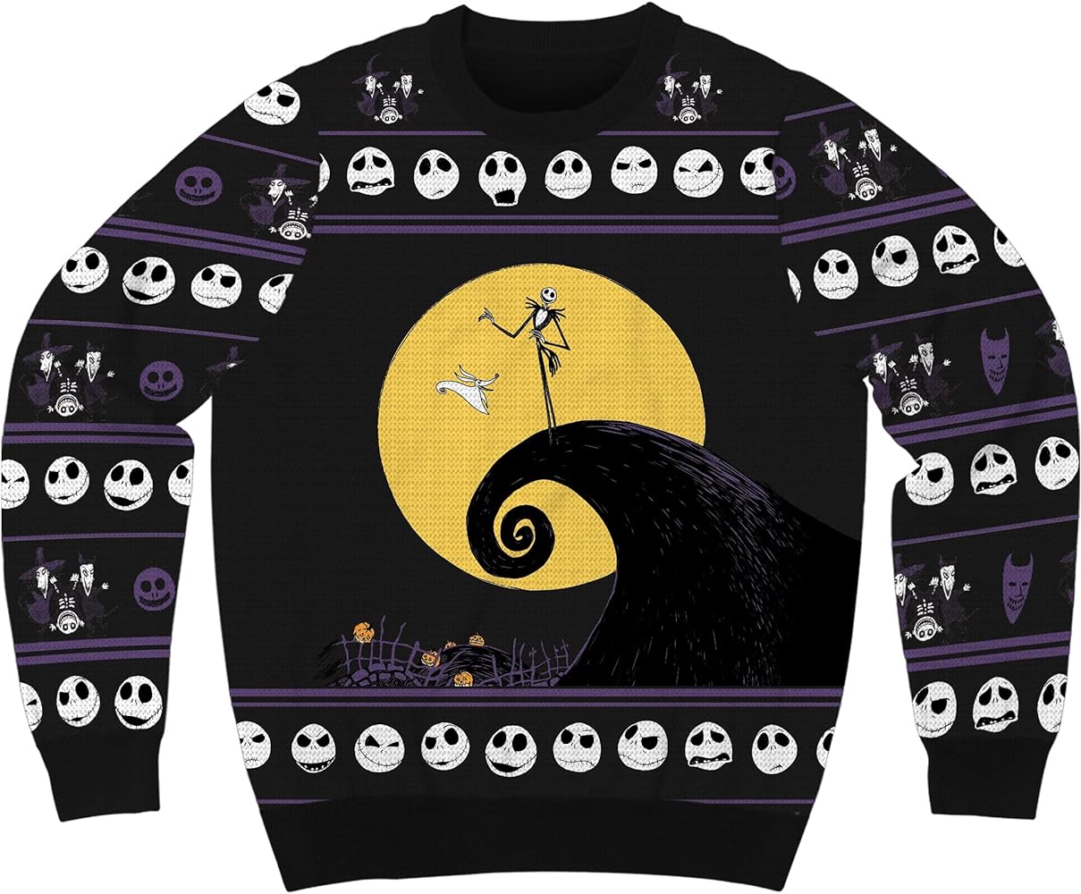 Disney The Nightmare Before Christmas Winter Holiday Christmas Sweater Licensed Review