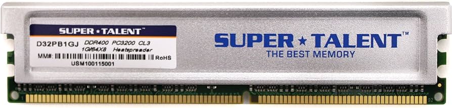 Super Talent DDR400 1GB/64X8 CL3 16CH Memory Review