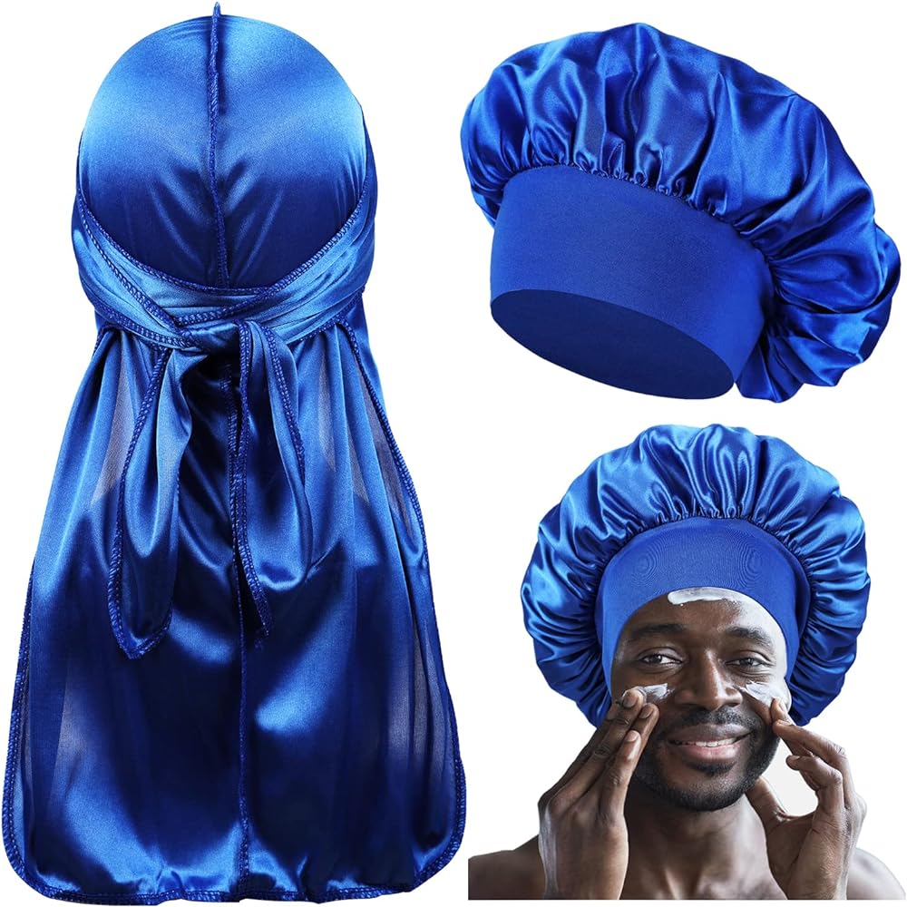 Bonnet for Men Curly Hair,Silk Bonnet for Men for Sleeping,Mens Bonnet Pack review