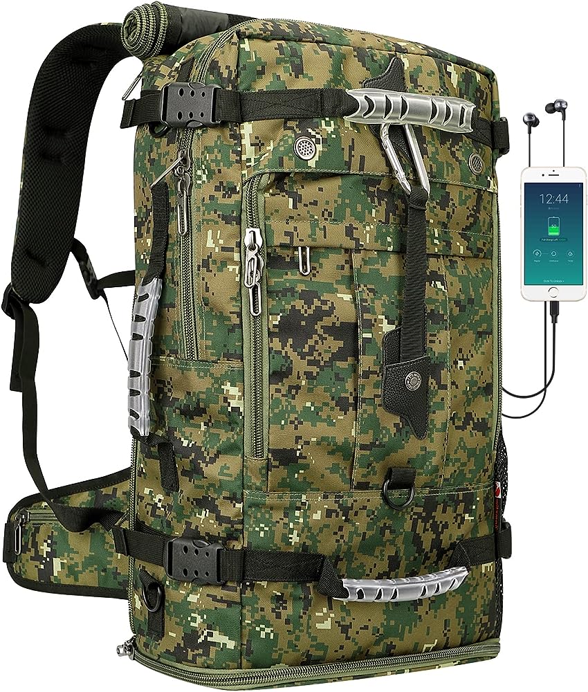 WITZMAN Digital Camo Backpack for Men Convertible Travel Backpack Duffle Bag Review