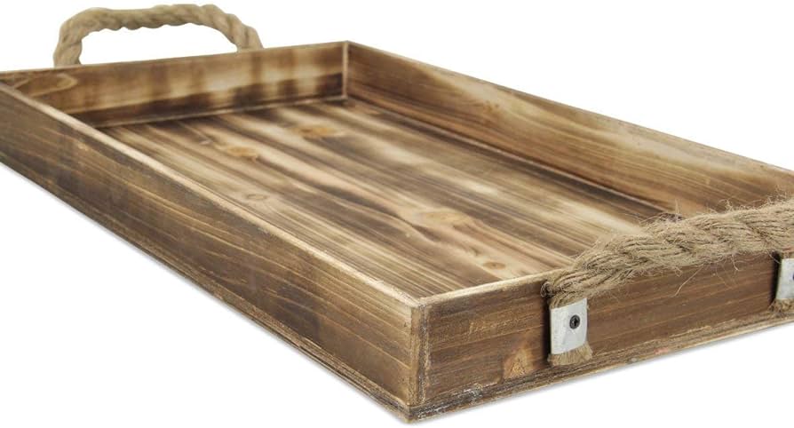 Laurel Foundry Modern Farmhouse Rectangular Wooden Service Tray Review