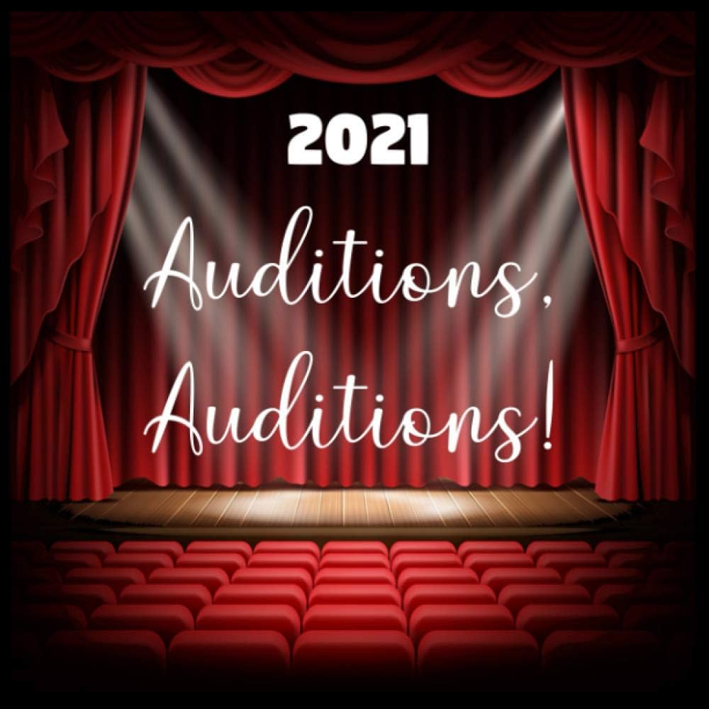 Auditions, Auditions!: 2021 Calendar Planner Audition Book Review