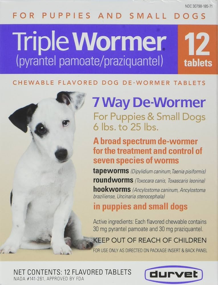 Durvet Triple Wormer Tablets for Puppies and Small Dogs Review