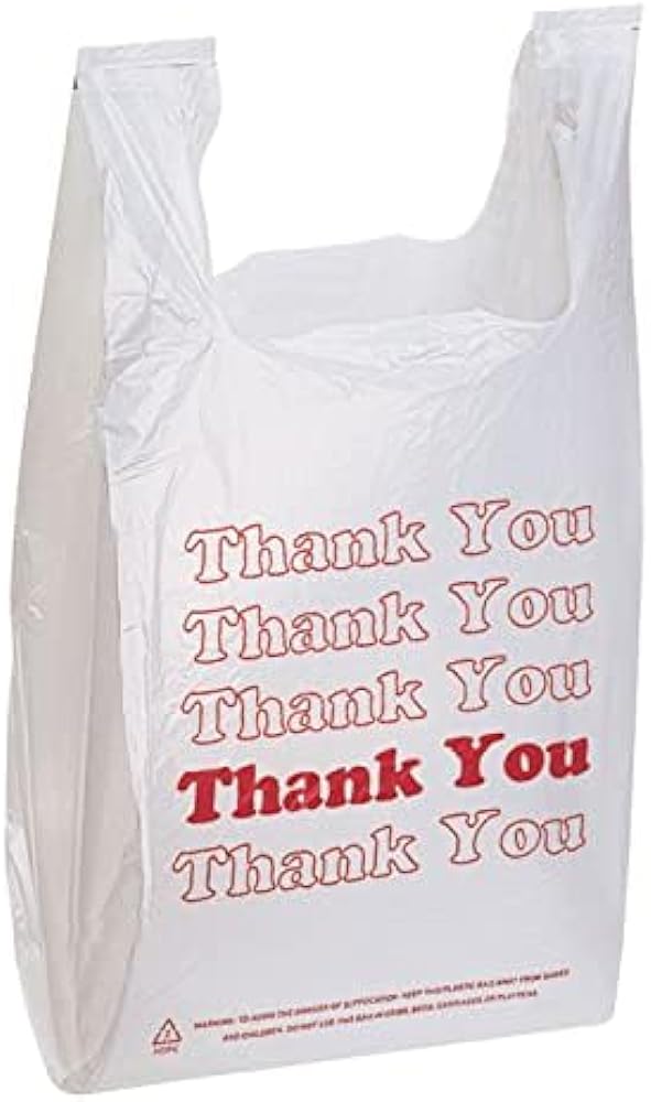 SSWBasics White Thank You Plastic Bags Review