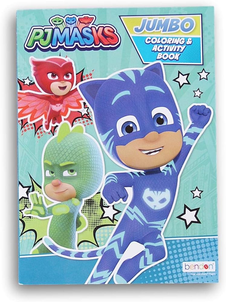Pj Masks Let’s Save The Day! Coloring and Activity Book Review