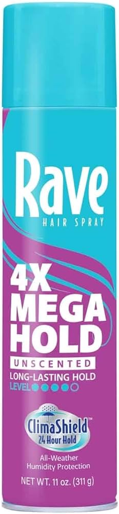 Rave 4x Mega Aerosol Hair Spray Review