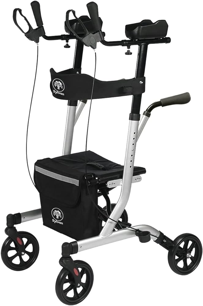 Sylvan Upright Walker with Seat for Seniors Review
