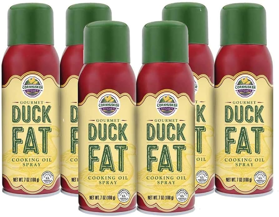 Cornhusker Kitchen’s Duck Fat Cooking Oil Spray – A Gourmet Cooking Essential
