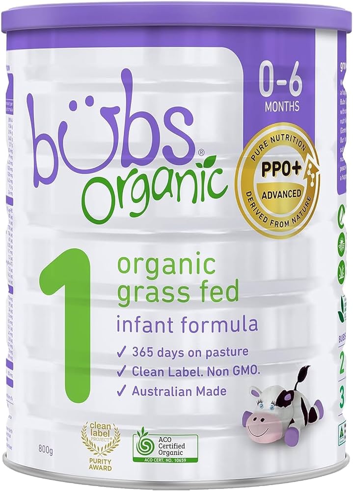 Bubs Organic Grass Fed Infant Formula Stage 1 Review