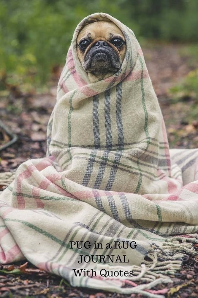 Pug in a Rug Journal: Journal with positive quotes review