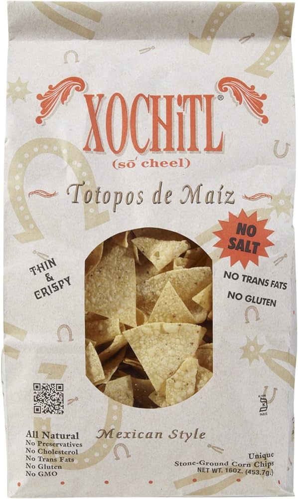 Xochitl Corn Chips, No Salt, 16 oz review