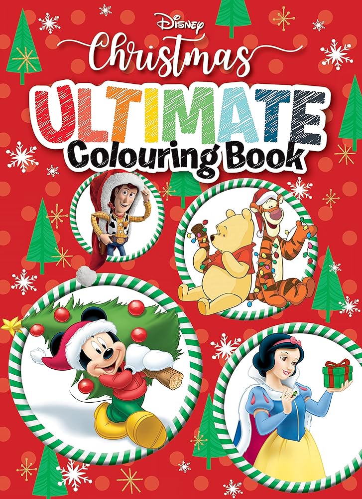 Disney Christmas: Ultimate Colouring Book Review
