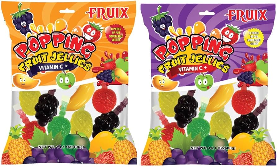 Fruix Popping Fruit Jellies Bag – 2 Pack – Tik Tok Trending Fruit Jellies Review