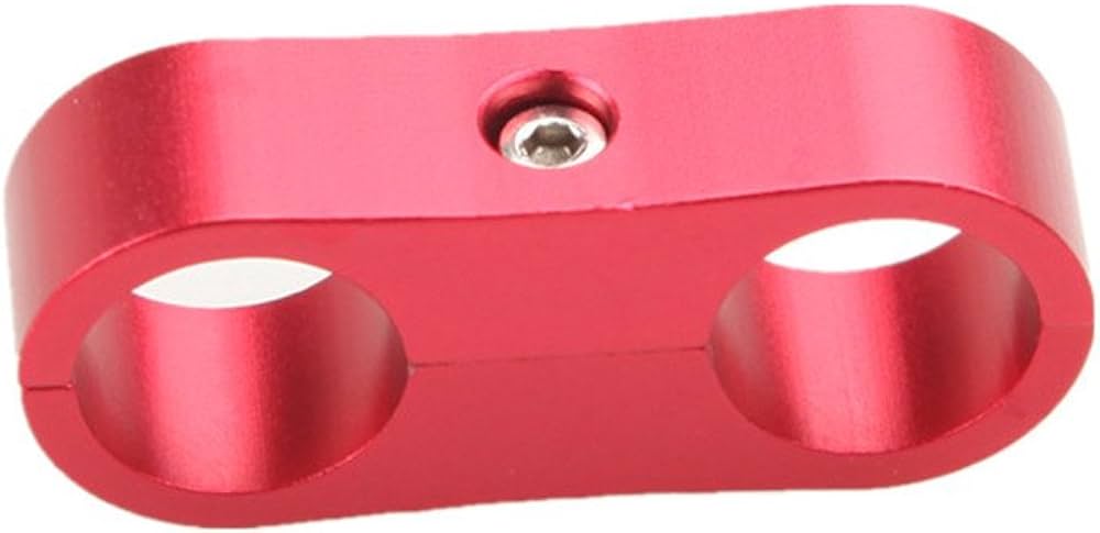 9AN -9AN ID 17.5mm Billet Fuel Hose Separator Fittings Adapter Red review