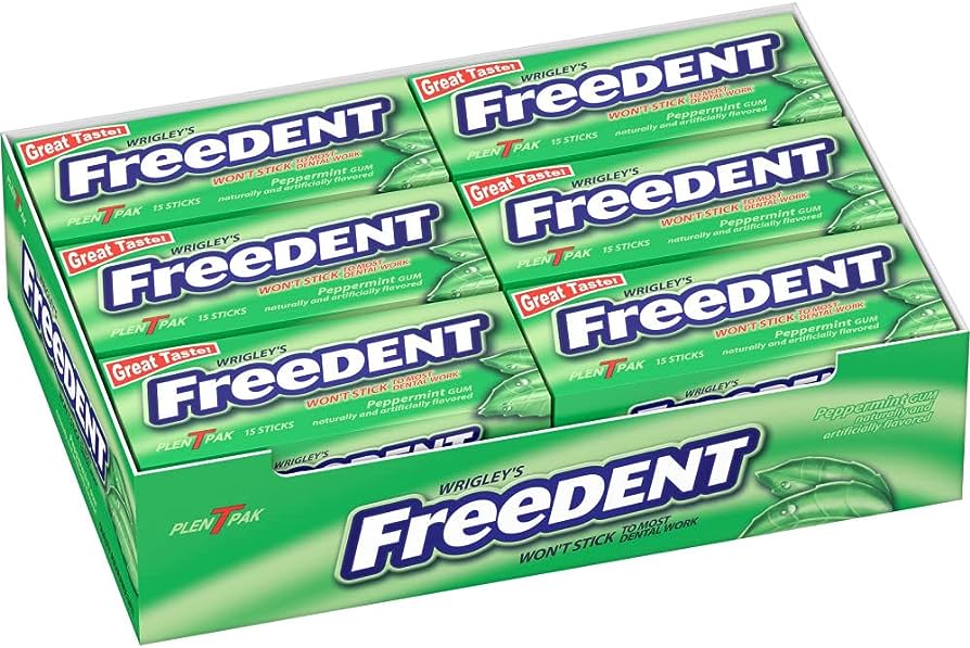 Wrigley’s Freedent Peppermint Gum Review