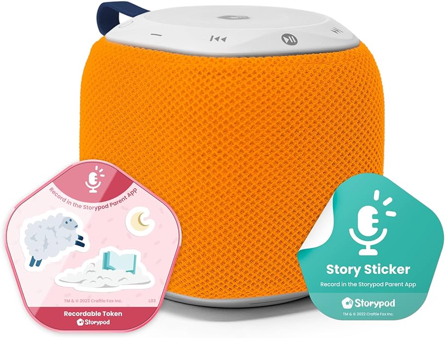 Storypod Learning-First Audio Play System | Starter Set Plus Interchangeable Orange Sleeve Review