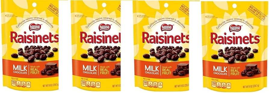 Nestle Raisinets Milk Chocolate 8 Oz(pack of 4) Review