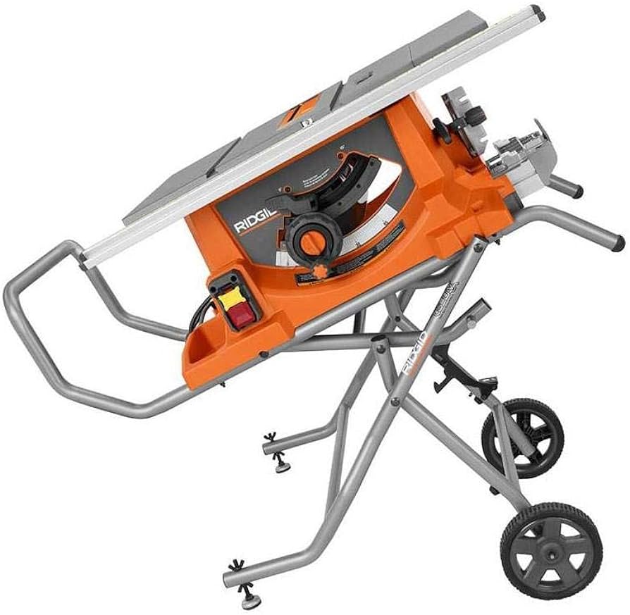Ridgid ZRR4513 Electric 10″ Portable Table Saw & Stand Review