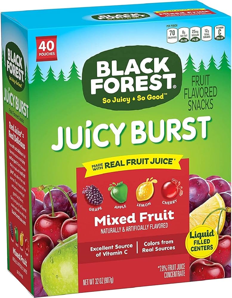 Black Forest Fruit Snacks Juicy Bursts Review