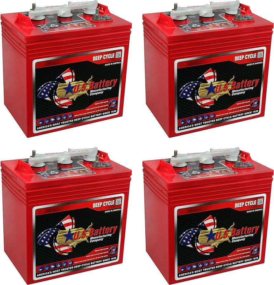 US Battery Golf Cart 6V Battery: GC2 Group Size, 232 Amp Hour Capacity, Deep Cycle, 4 Pack Review
