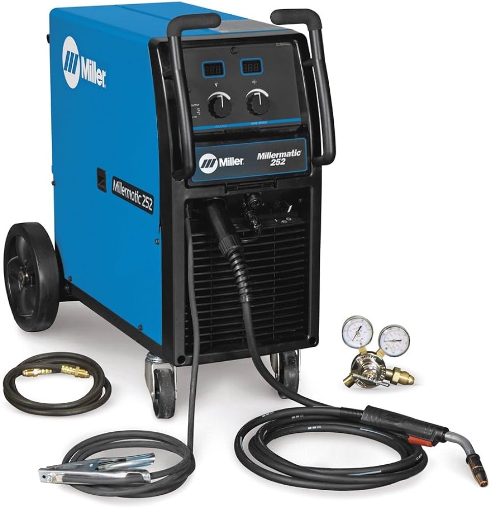 Miller Electric MIG Welder, Wheeled, 208/230VAC (907321) Review